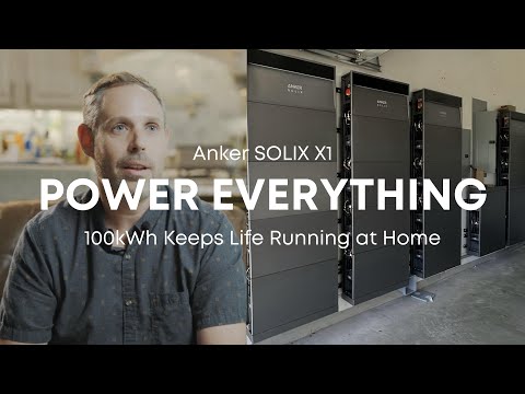 How 100kWh from Anker SOLIX X1 Powers a Busy Home