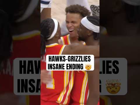 Hawks win at the buzzer 🚨