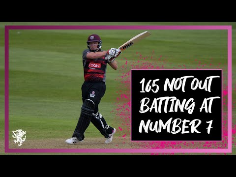 Van Der Merwe INSANE 165* with score 22/5! 🔥 Amazing Somerset Fightback | vs Surrey 50 over 2017