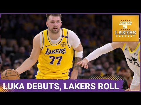 Luka Doncic Scores 14 In His Lakers Debut During 132-113 Win Over Jazz